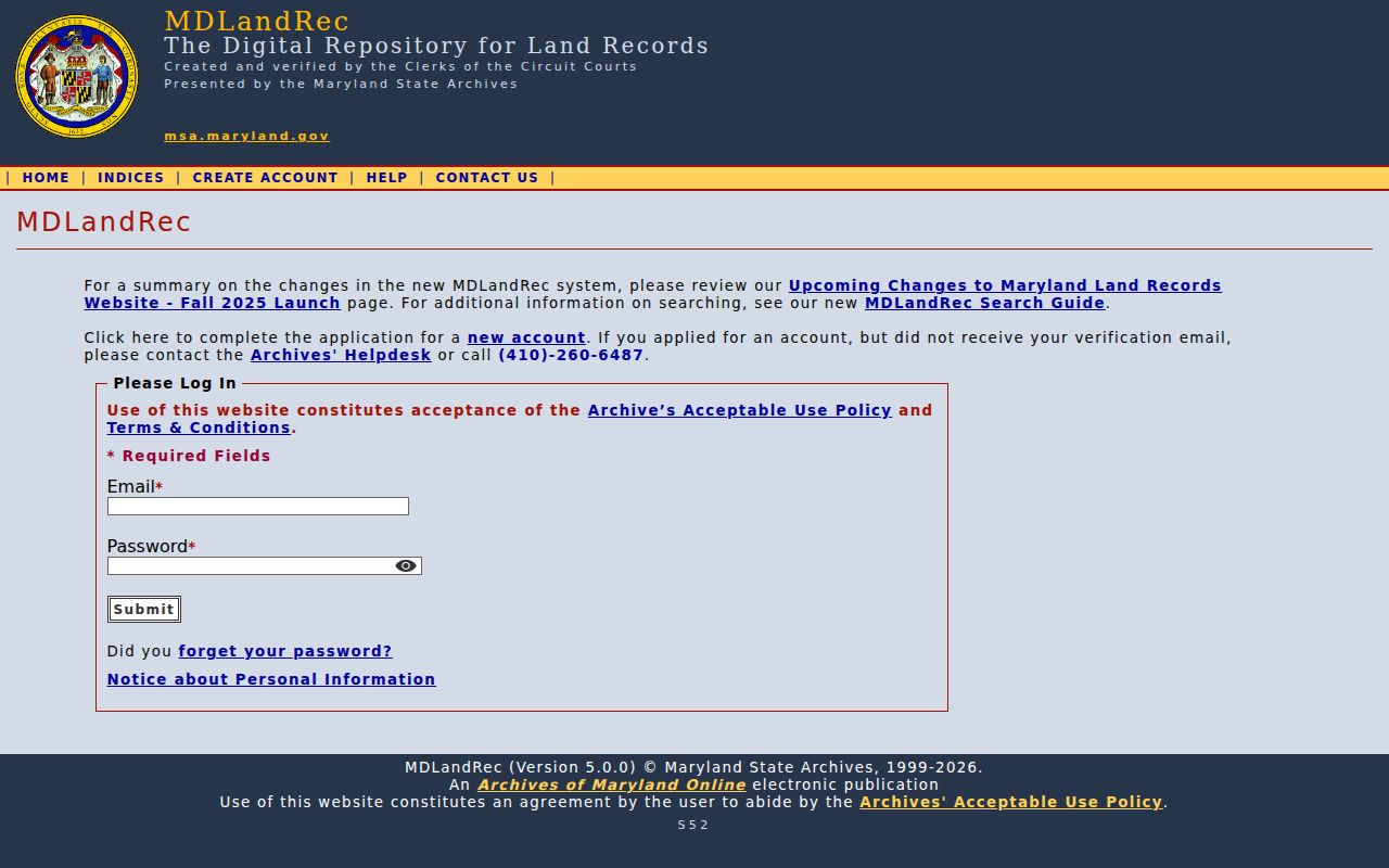 Langley Park people search through the MDLandRec deed portal